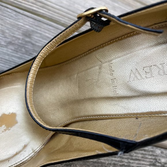 J Crew Women Heels Shoes Pump Black Patent Leather - Picture 11 of 13